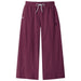 Stio Women's Turpin Fleece Wide Crop Pant Aubergine Image 01