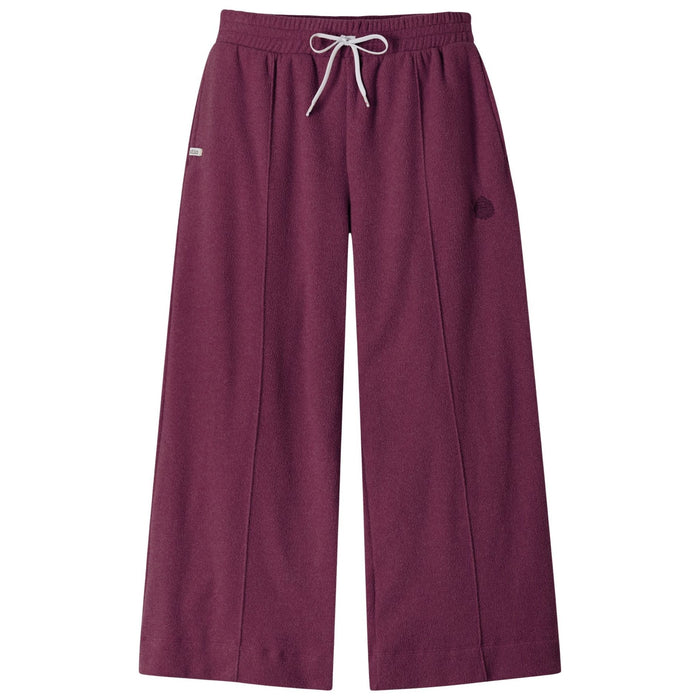 Stio Women's Turpin Fleece Wide Crop Pant Aubergine Image 01
