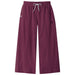 Stio Women's Turpin Fleece Wide Crop Pant Aubergine Image 01
