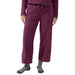 Stio Women's Turpin Fleece Wide Crop Pant Aubergine Image 03