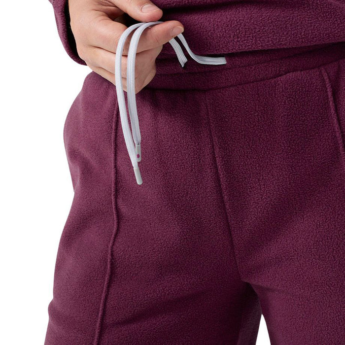 Stio Women's Turpin Fleece Wide Crop Pant Aubergine Image 05
