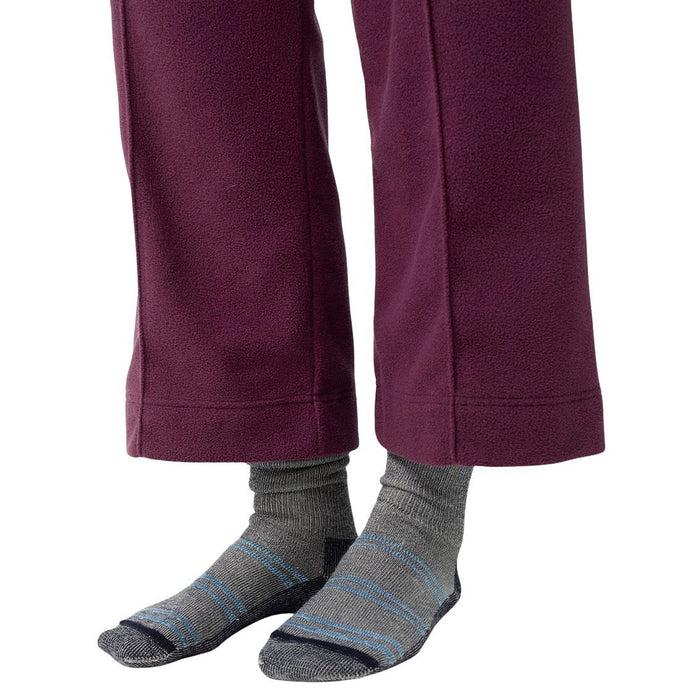 Stio Women's Turpin Fleece Wide Crop Pant Aubergine Image 06