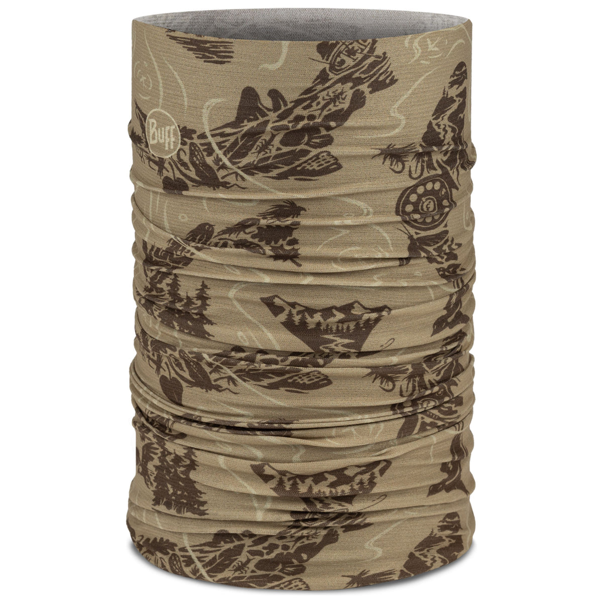 Buff Angler Coolnet UV Lake River Khaki — TCO Fly Shop