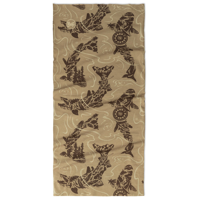 Buff Angler Coolnet UV Lake River Khaki Image 02