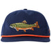 Duck Camp Brook Trout Grandpa Hat Vintage Navy Image 01