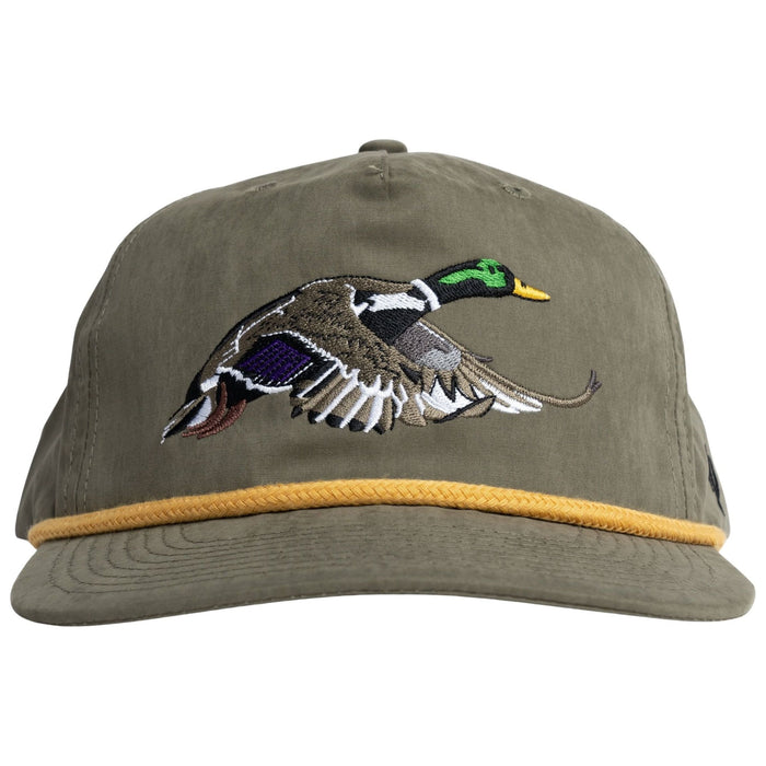 Duck Camp Mallard Grandpa Hat Military Green Image 01