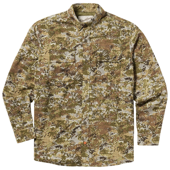 Duck Camp Men's Lightweight Hunting Shirt Long Sleeve Woodland Image 01