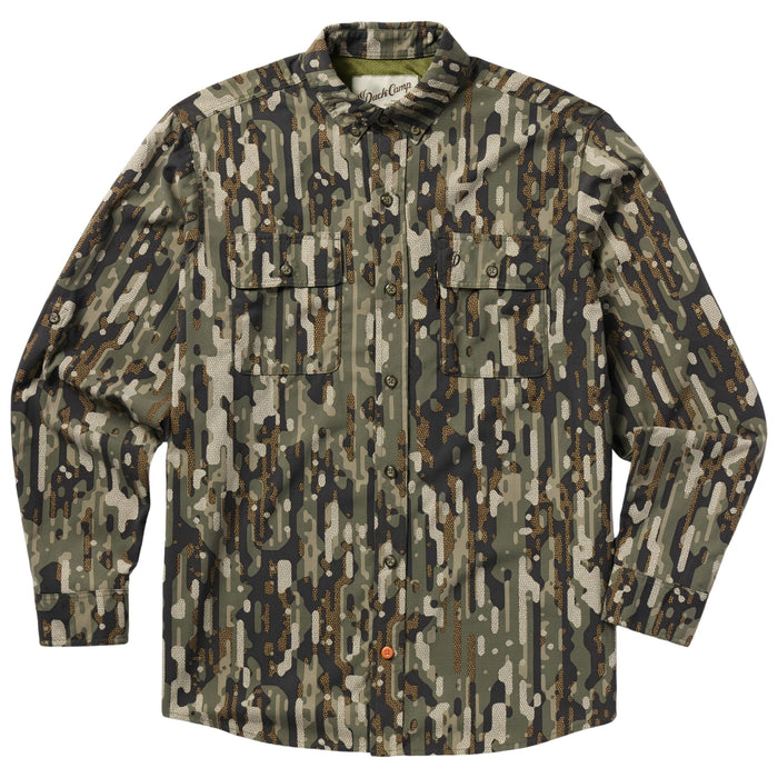 Duck Camp Men's Lightweight Hunting Shirt Long Sleeve Woodland Image 02