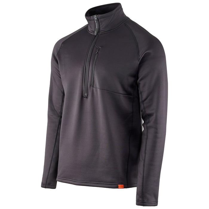 Grundens Men's Grundies Thermal 1/2 Zip Black Image 02