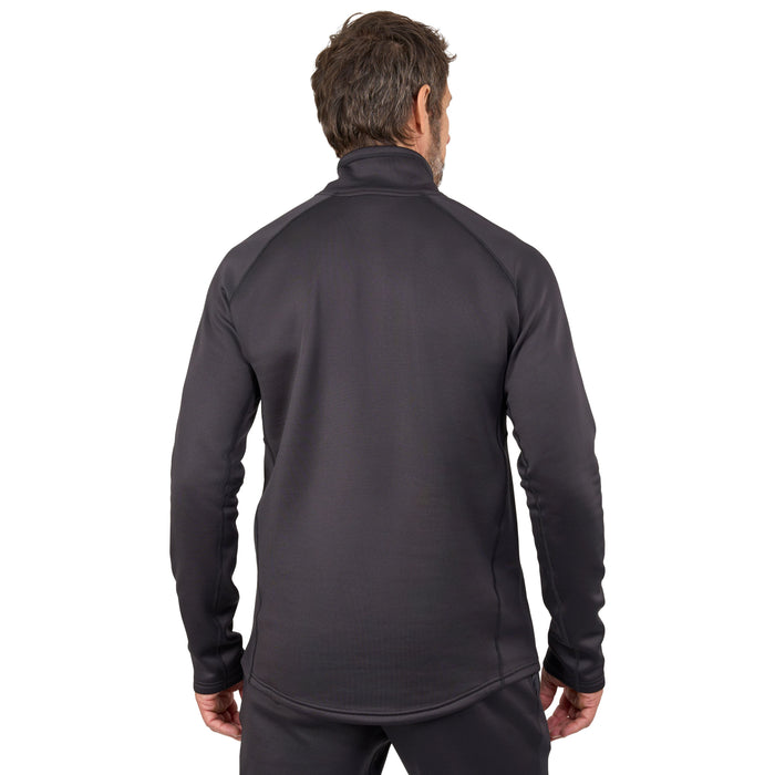 Grundens Men's Grundies Thermal 1/2 Zip Black Image 06
