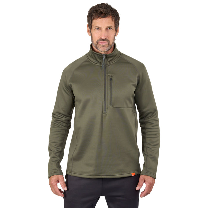 Grundens Men's Grundies Thermal 1/2 Zip Deep Depths Image 04