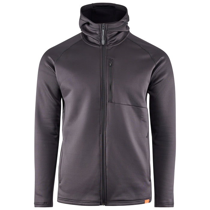 Grundens Men's Grundies Thermal FZ Hoodie Black Image 01