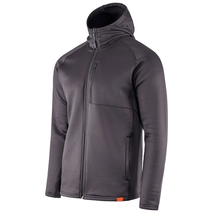 Grundens Men's Grundies Thermal FZ Hoodie Black Image 02