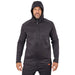 Grundens Men's Grundies Thermal FZ Hoodie Black Image 09