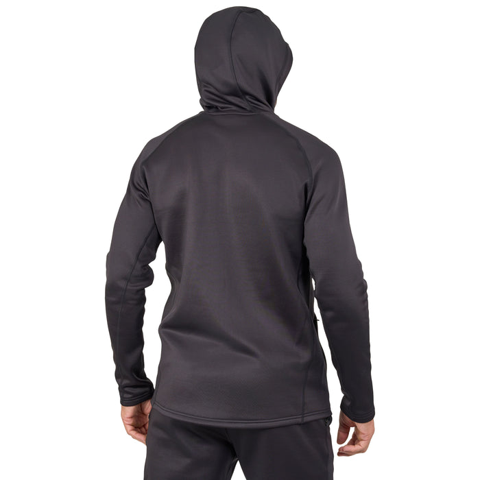 Grundens Men's Grundies Thermal FZ Hoodie Black Image 11