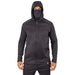 Grundens Men's Grundies Thermal FZ Hoodie Black Image 12