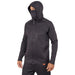 Grundens Men's Grundies Thermal FZ Hoodie Black Image 13