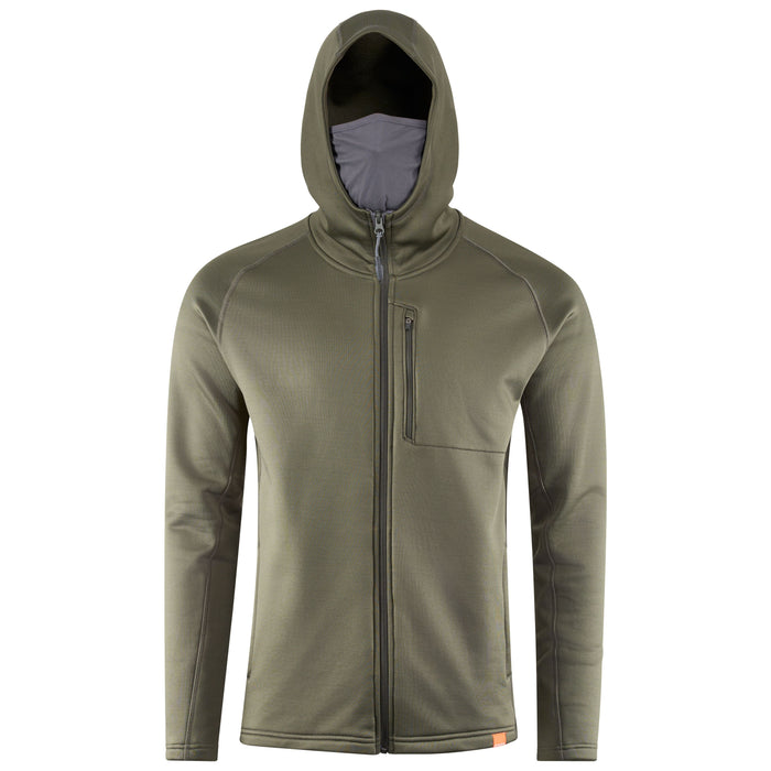 Grundens Men's Grundies Thermal FZ Hoodie Deep Depths Image 04