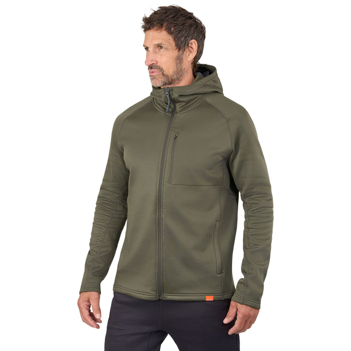 Grundens Men's Grundies Thermal FZ Hoodie Deep Depths Image 07