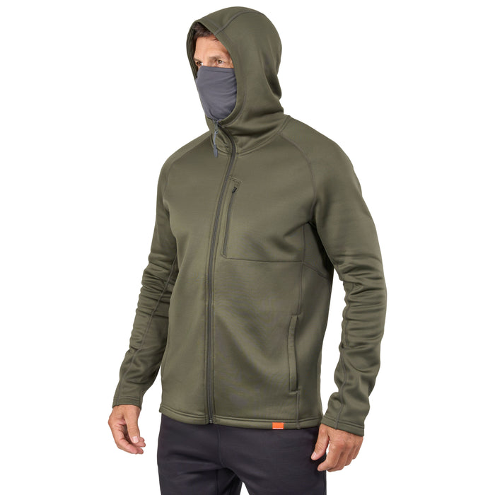 Grundens Men's Grundies Thermal FZ Hoodie Deep Depths Image 13