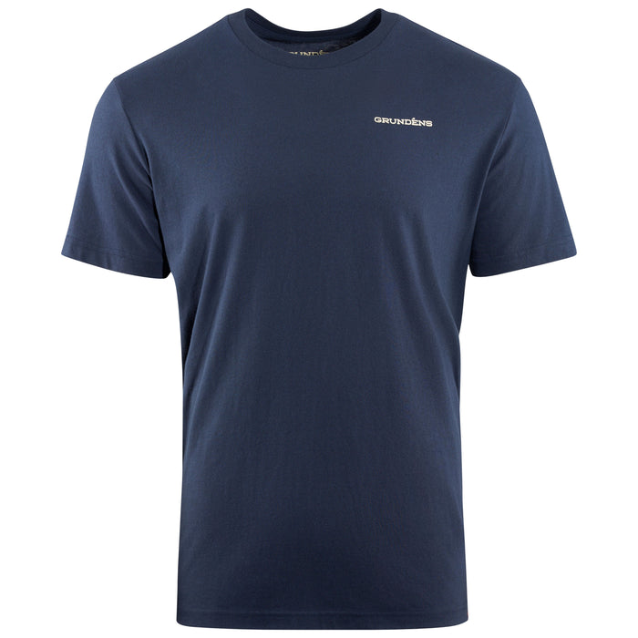 Grundens Men's Support Guides SS T-Shirt Dark Navy Image 02