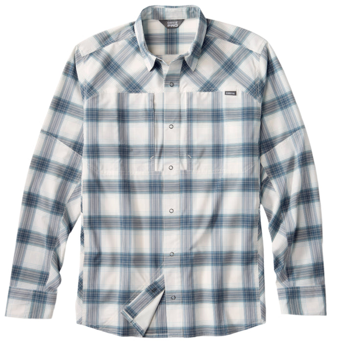 Orvis PRO Stretch LS Shirt Storm Plaid Image 01