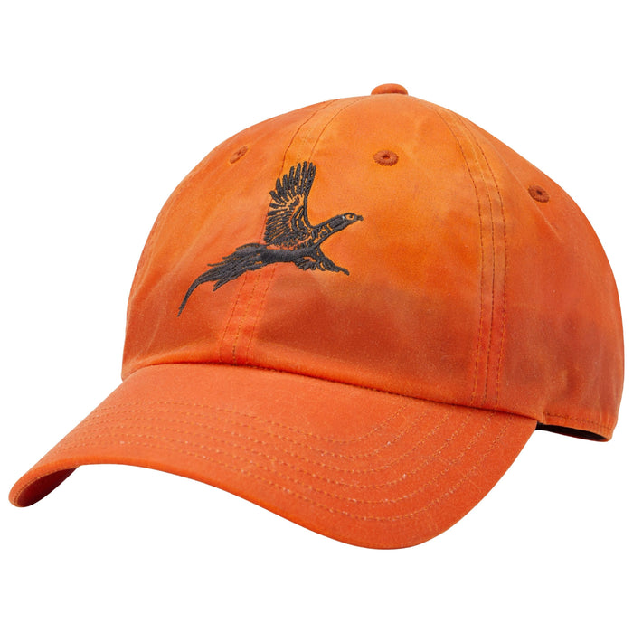 Orvis Waxed Pheasant Cap Burnt Orange Image 01