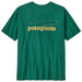 Patagonia Men's Casting Logo Responsibili-Tee Gem Green