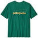 Patagonia Men's Casting Logo Responsibili-Tee Gem Green