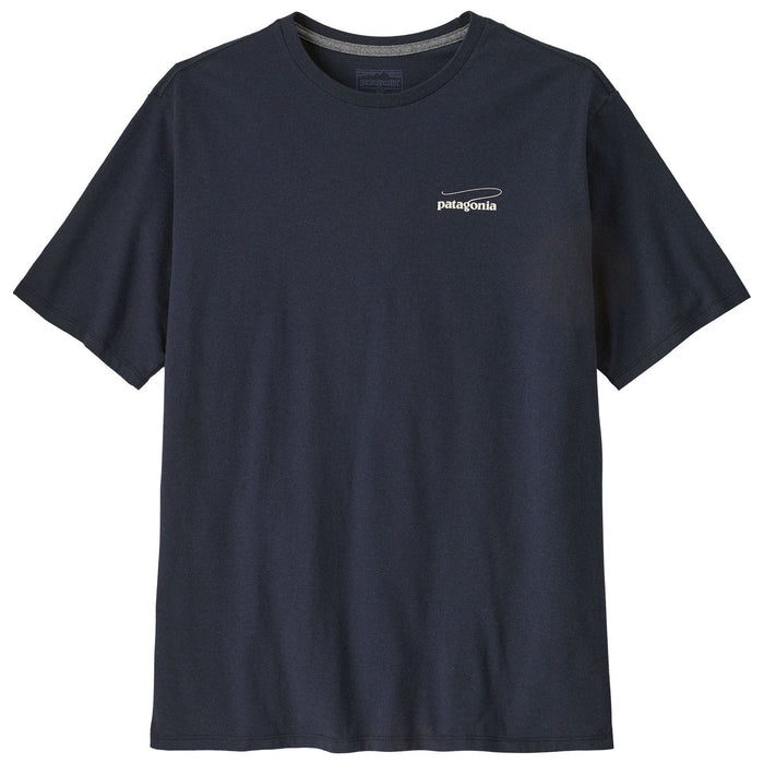 Patagonia Men's Casting Logo Responsibili-Tee Smolder Blue
