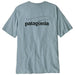 Patagonia Men's Casting Logo Responsibili-Tee Thermal Blue Image 01