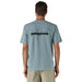 Patagonia Men's Casting Logo Responsibili-Tee Thermal Blue Image 05