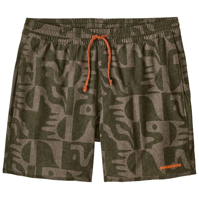 Patagonia Men's Hydropeak Volley Shorts - 16 in. Mother Tree: Basin Green