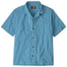 Patagonia Men's Tidal Threads Camp Shirt In a Tin: Shore Blue