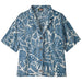 Patagonia Women's Tidal Threads Shirt Bees and Flowers: Still Blue Image 01