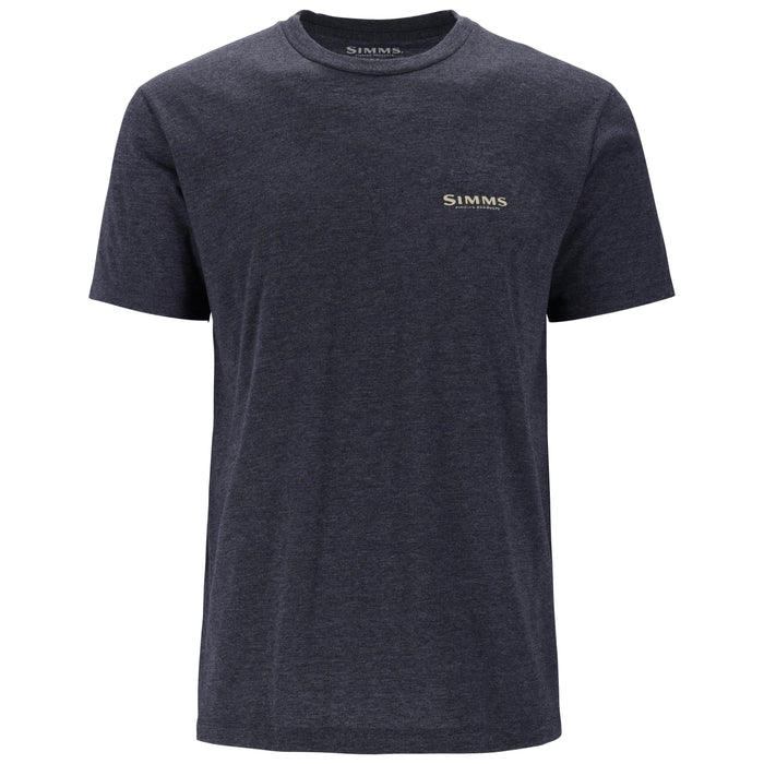 Simms Men's Classic Tackle T-Shirt Navy Heather Image 02