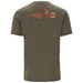 Simms Men's Let it Fly T-Shirt Military Heather Image 01