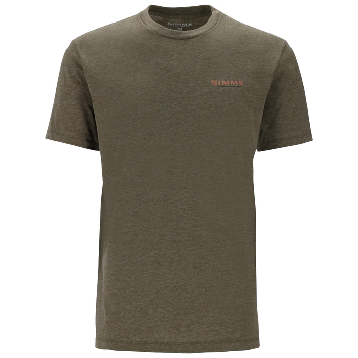 Simms Men's Let it Fly T-Shirt Military Heather Image 02