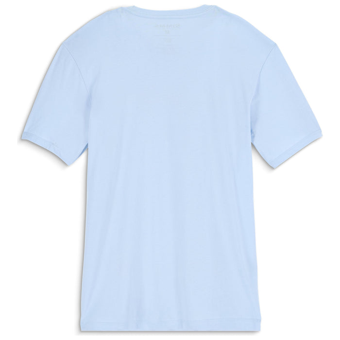 Simms Men's Shroud Fill Logo T-Shirt Sky Blue Image 02