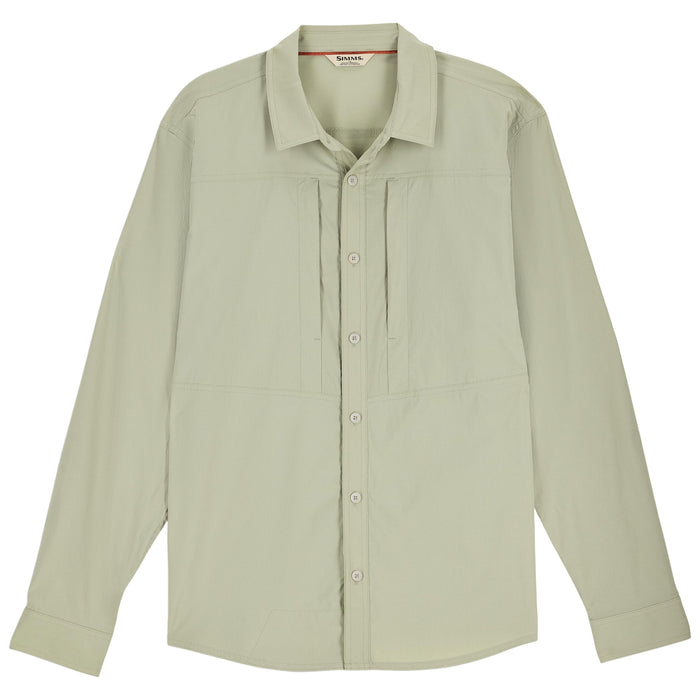 Simms Men's Stone Cold LS Shirt Pale Pine Image 01