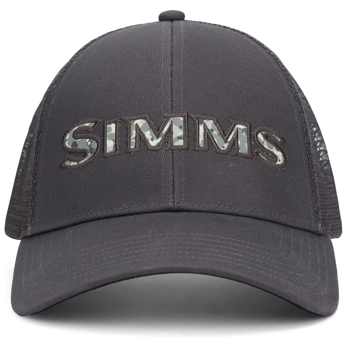 Simms Single Haul Trucker Back Eddy Camo Fill Slate Image 01