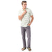 Stio Men's Curtis Camp Shirt SS Mountain Goat WY Landscape Image 02