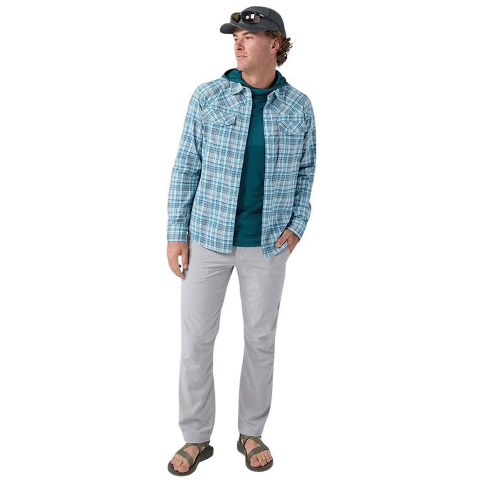 Stio Men's Eddy Drift Shirt LS Windchill Plaid Image 02