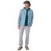 Stio Men's Eddy Drift Shirt LS Windchill Plaid Image 02