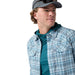 Stio Men's Eddy Drift Shirt LS Windchill Plaid Image 04