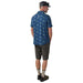 Stio Men's Shifter Shirt SS Navy Peony Ride WY Image 02