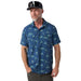 Stio Men's Shifter Shirt SS Navy Peony Ride WY Image 03