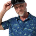 Stio Men's Shifter Shirt SS Navy Peony Ride WY Image 05