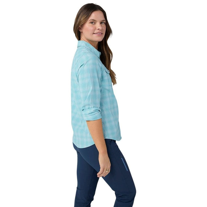 Stio Women's Eddy Coast Shirt LS Horizon Plaid Image 02