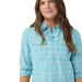 Stio Women's Eddy Coast Shirt LS Horizon Plaid Image 04